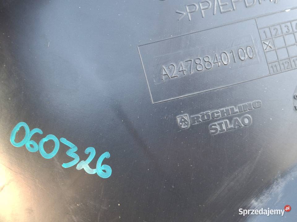 MERCEDES GLB W247 W243 GLA EQB EQA NADKOLE LEWY Bieleń sprzedam