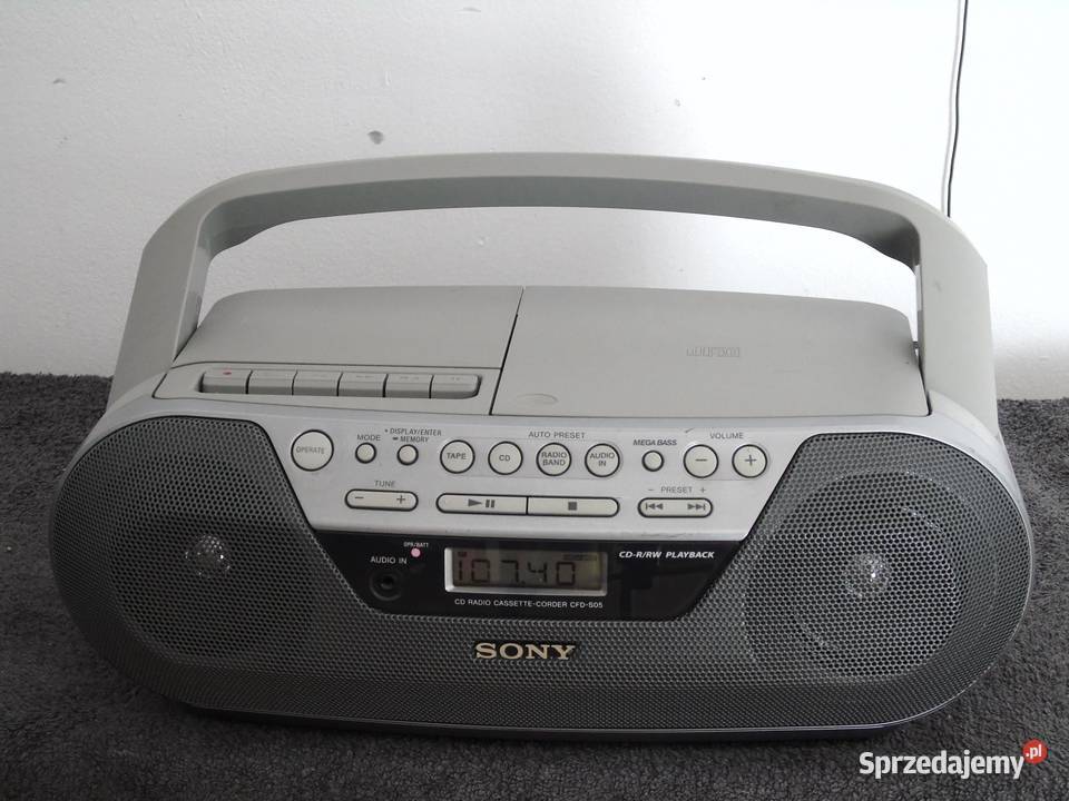 Radio odtwarzacz z CD AUX Sony CFDS05 sprawny Jasło