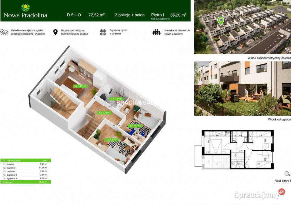 Ogłoszenie mieszkanie Tarnów 7252m2 apartamentowiec