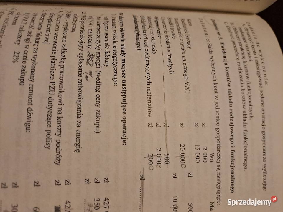 Zbiór z rachunkowości sprzedam