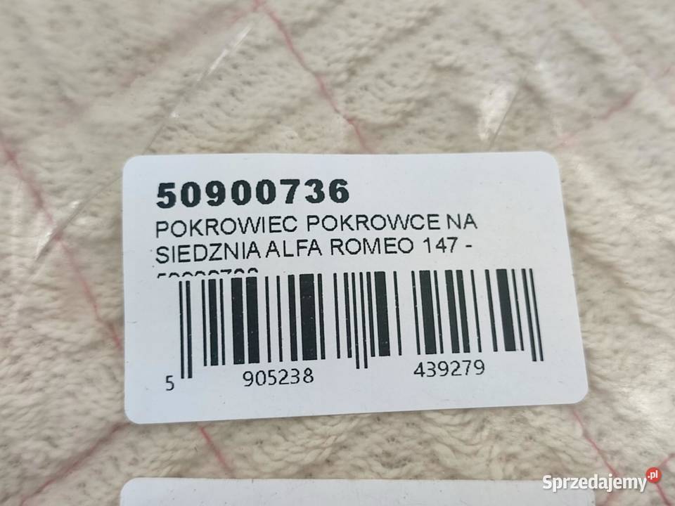 POKROWIEC POKROWCE NA SIEDZENIA ALFA ROMEO 147 Wyposażenie wnętrza