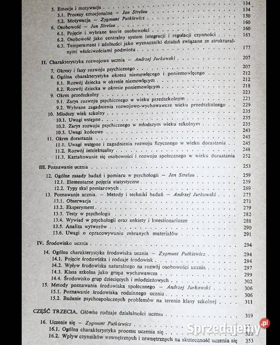 Podstawy psychologii nauczycieli J Strelau Chełm
