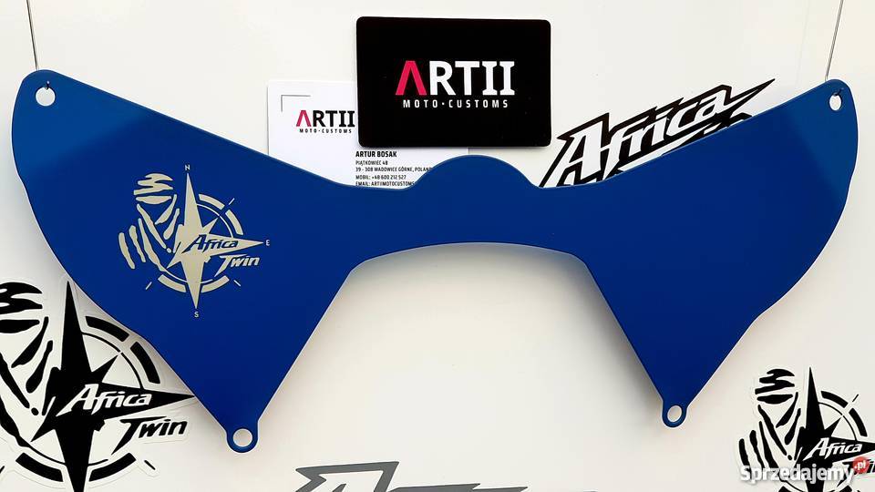 Forkshield METAL AfricaTwin 1000 DG DAK BLUE Piątkowiec