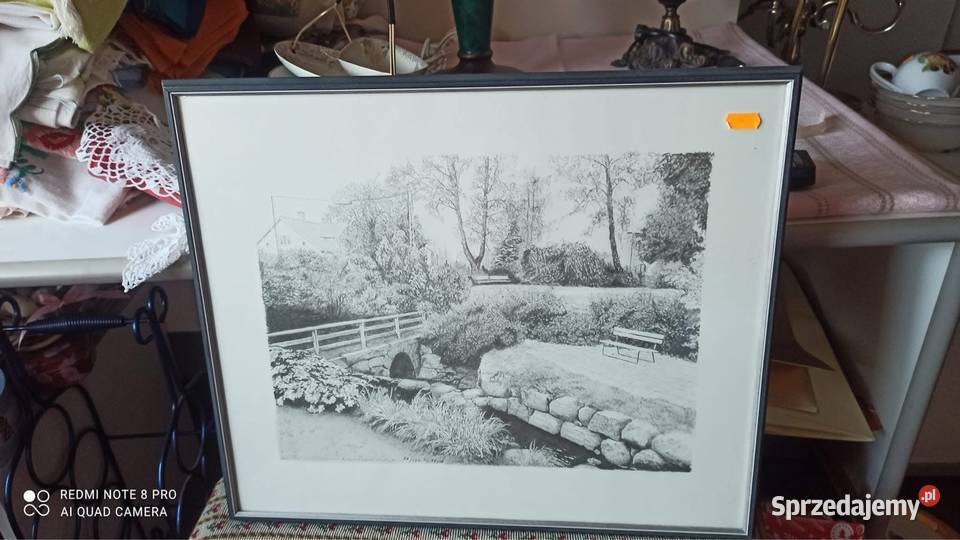 Grafika reprodukcja szkłem Gdańsk