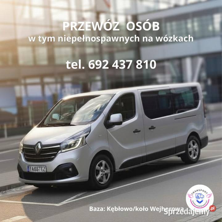 Transport osób niepełnosprawnych na wózkach Wejherowo