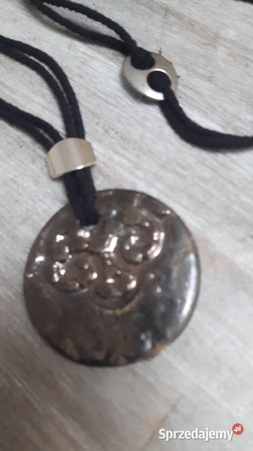 Naszyjnik ceramiczny ręcznie wykonany Otwock