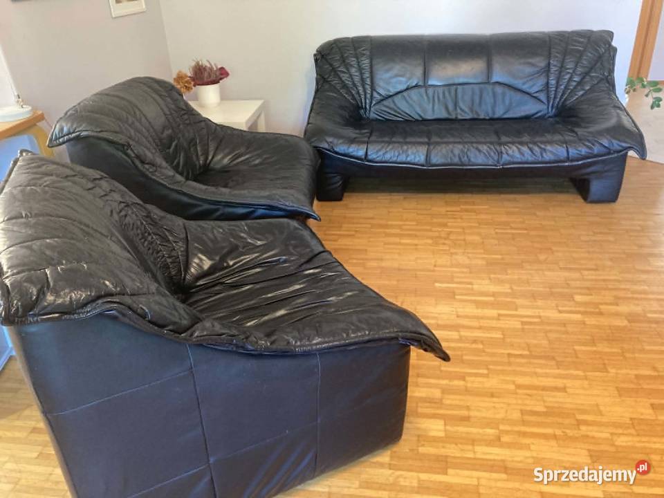 Stylowa komplet kanapa i dwa fotele Konstancin-Jeziorna