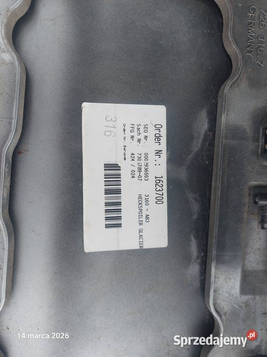 Spoiler lotka BMW 3 F31 Pniewy