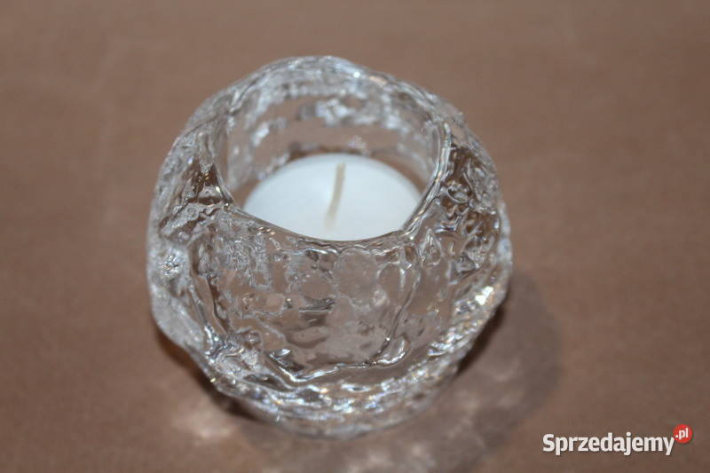 Świecznik Kosta Boda Snowball lodowa luka z lat sprzedam