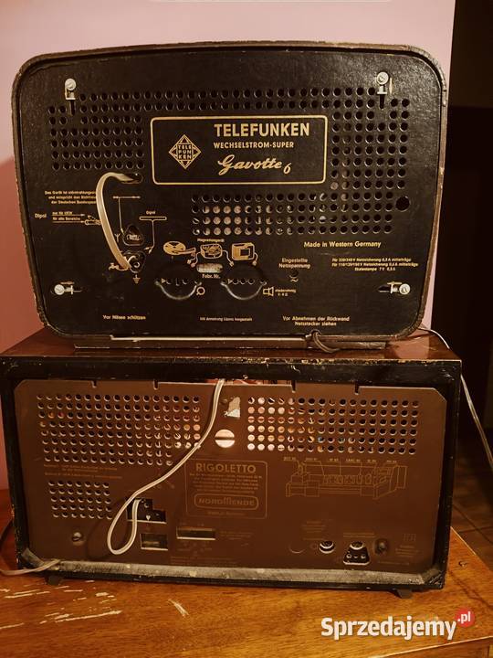 Stare radia super stan Telefunken lampowy z 50 Pozostałe Sandomierz sprzedam