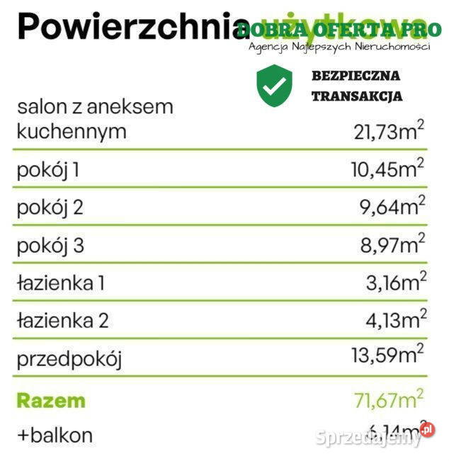 4pokojowe mieszkanie na ostatnim piętrze pomorskie Gdańsk