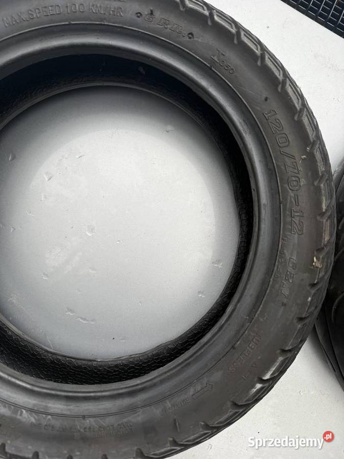 Opony skuterowe 120 1307012 używane 3049 Otwock sprzedam