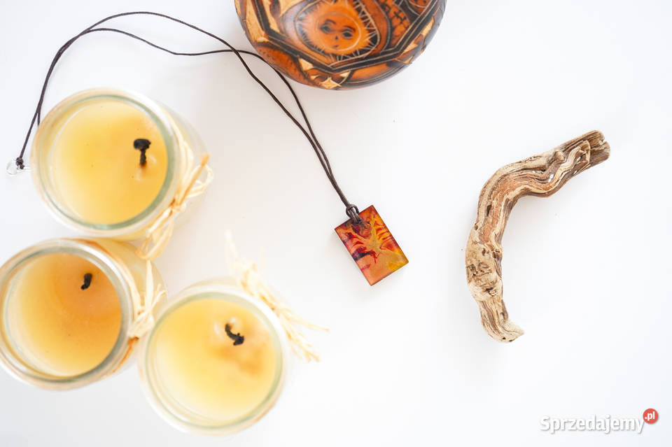 Prostokątny wisiorek artystyczny abstrakcyjny Warszawa