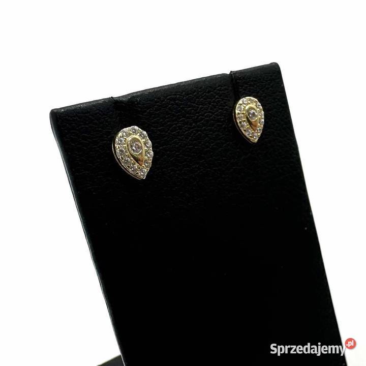 Nowe Złote Kolczyki pr 585 095g Elbląg