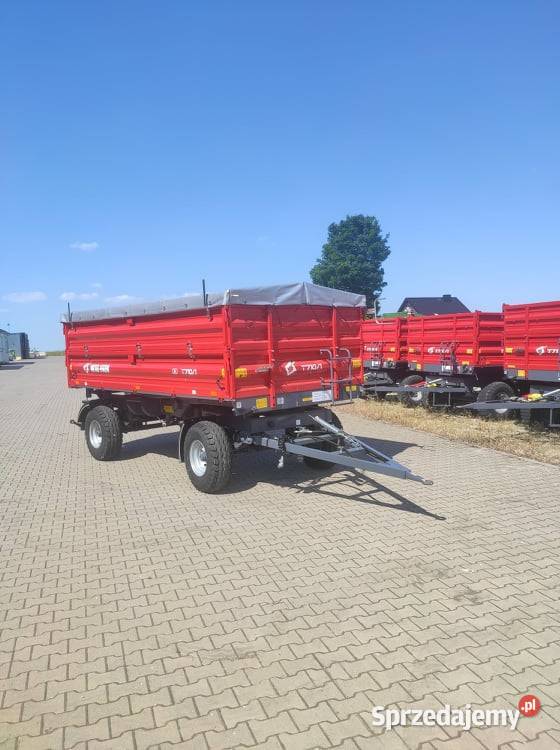 Przyczepa rolnicza dwuosiowa MetalFach 6T Kozenin sprzedam