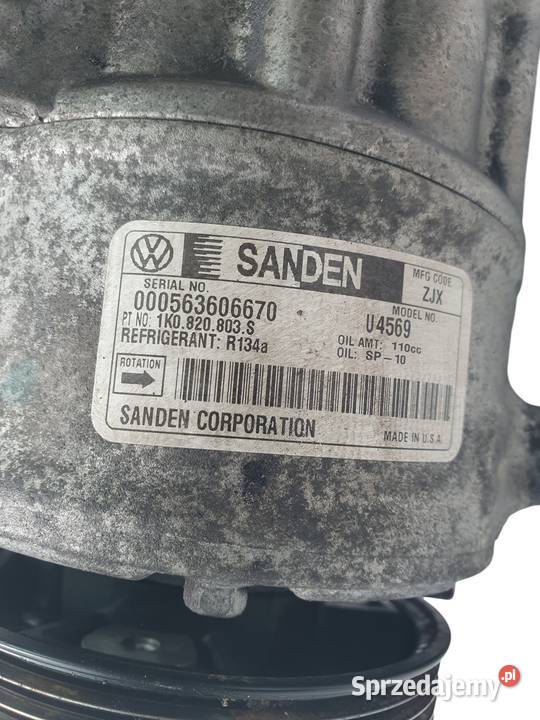 SPRĘŻARKA KLIMATYZACJI VW Touran Skoda Octavia lubelskie Chełm