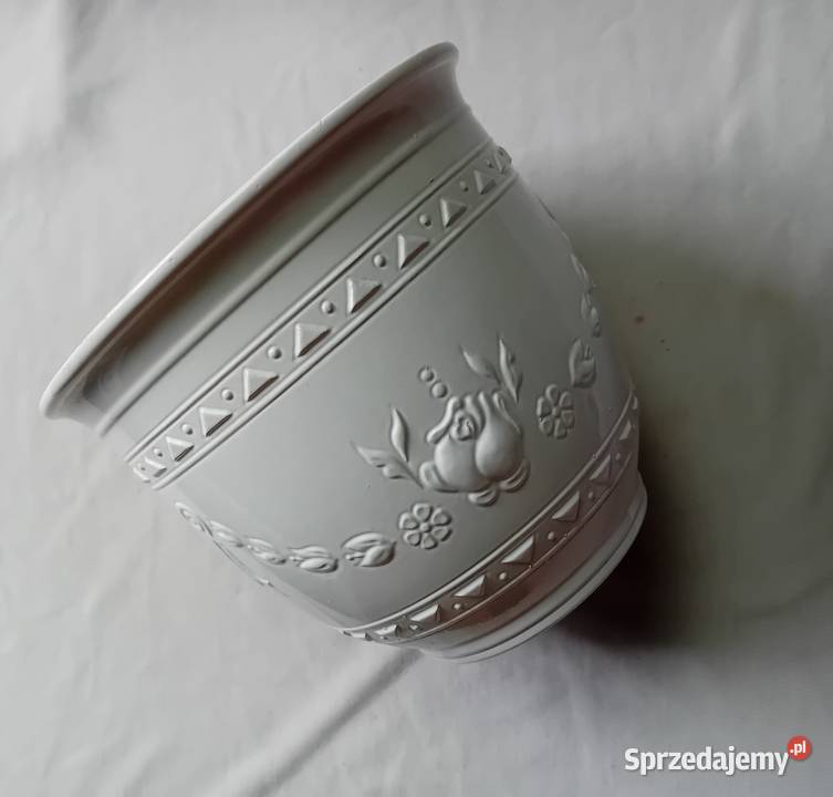 Ceramiczna osłonka doniczki Scheurich Keramik wielkopolskie Koźminek sprzedam