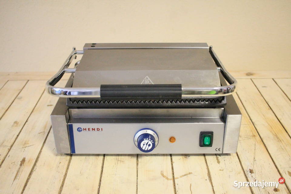 Grill kontaktowy PANINI ryflowany Hendi 263655 śląskie Pszczyna sprzedam