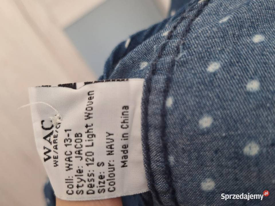 L Bluzka koszulowa kropki Braniewo