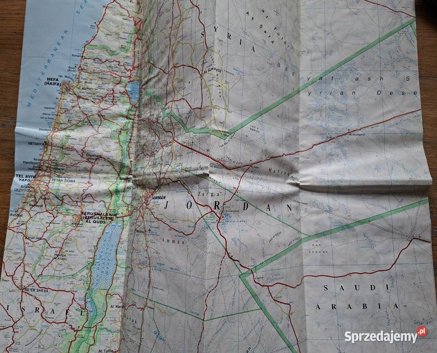 Jordanien Jordan 1800 000 freytag berndt mapa Mapy i przewodniki Kraków