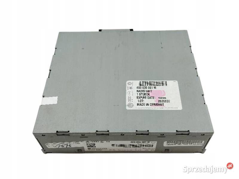 RADIO TUNER 4G0035061M Audi A4 IV 20082015 B8 świętokrzyskie