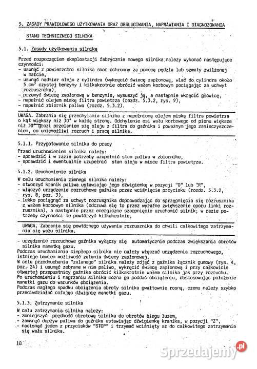 Dezamet silnik typ 171 instrukcja i katalog Pozostałe Stalowa Wola