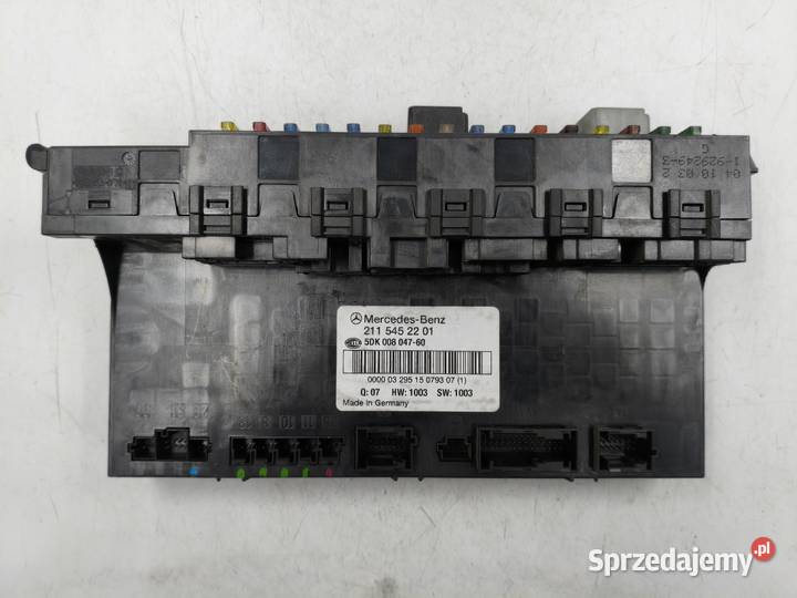 Moduł SAM Skrzynka Bezpieczników Mercedes E osobowe