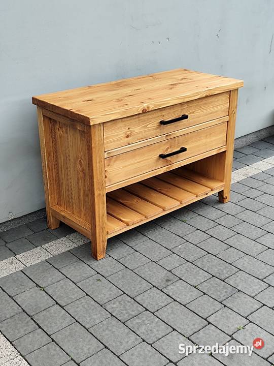 Komoda drewniana 100x50x75 kolor dąb styl Zduńska Wola