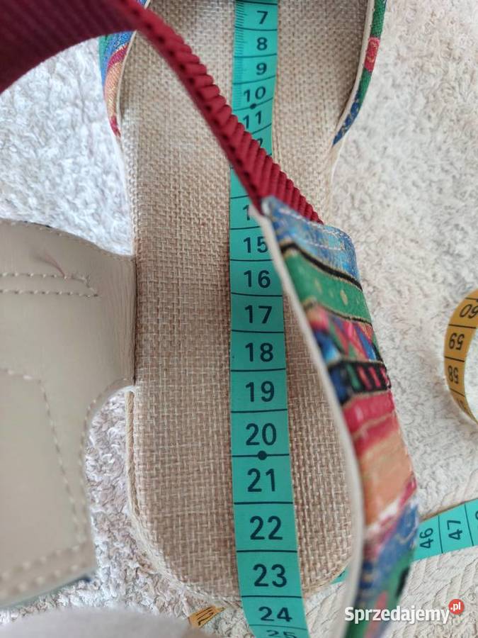 Piękne kolorowe espadryle rozmiar 3637 Wrocław