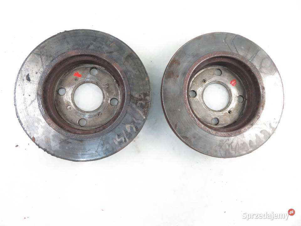 TARCZE HAMULCOWE PRZÓD TOYOTA YARIS I 10 VVT