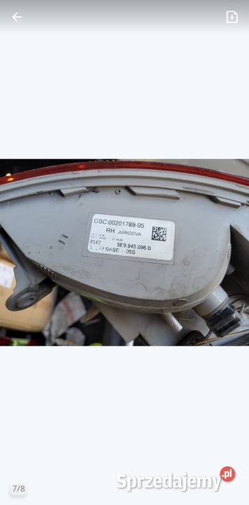 Lampa tył octavia 3 lift 2019 lewa osobowe Szczecin