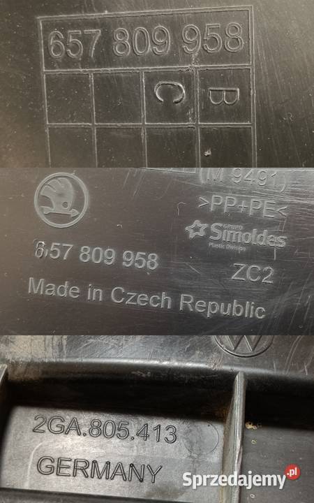 SKODA SCALA 19 NADKOLE PRAWY PRZÓD 657809958 Pleszew sprzedam