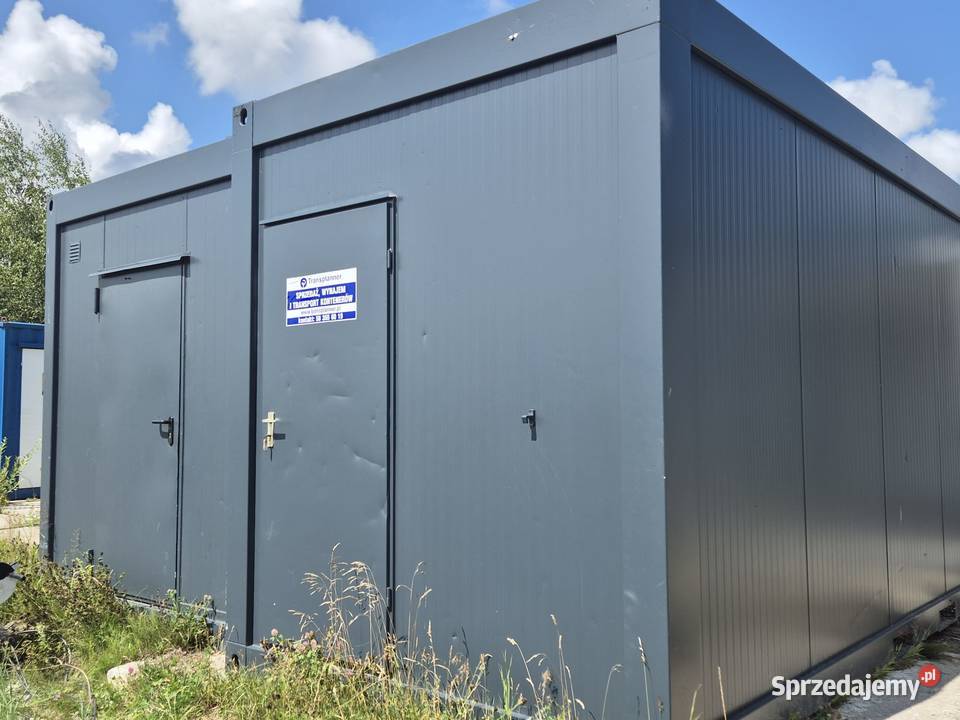 Kontenery biurowesocjalne szatnie na solidnych Gdańsk sprzedam