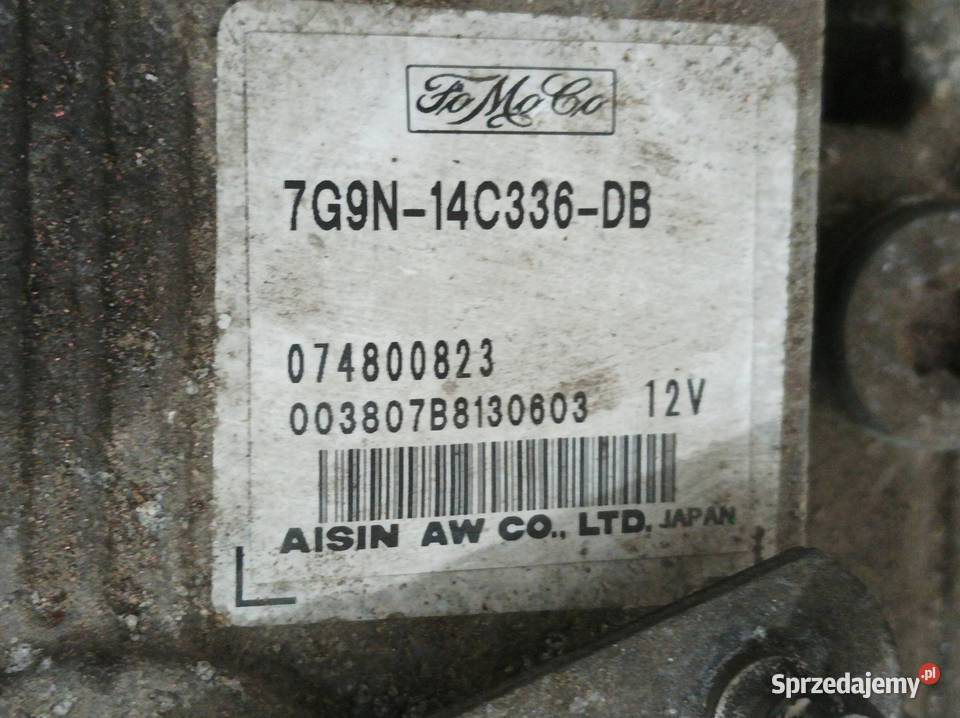 SKRZYNIA BIEGÓW AUTOMATYCZNA 7G9N14C336DB Ford S Skrzynie biegów automatyczne