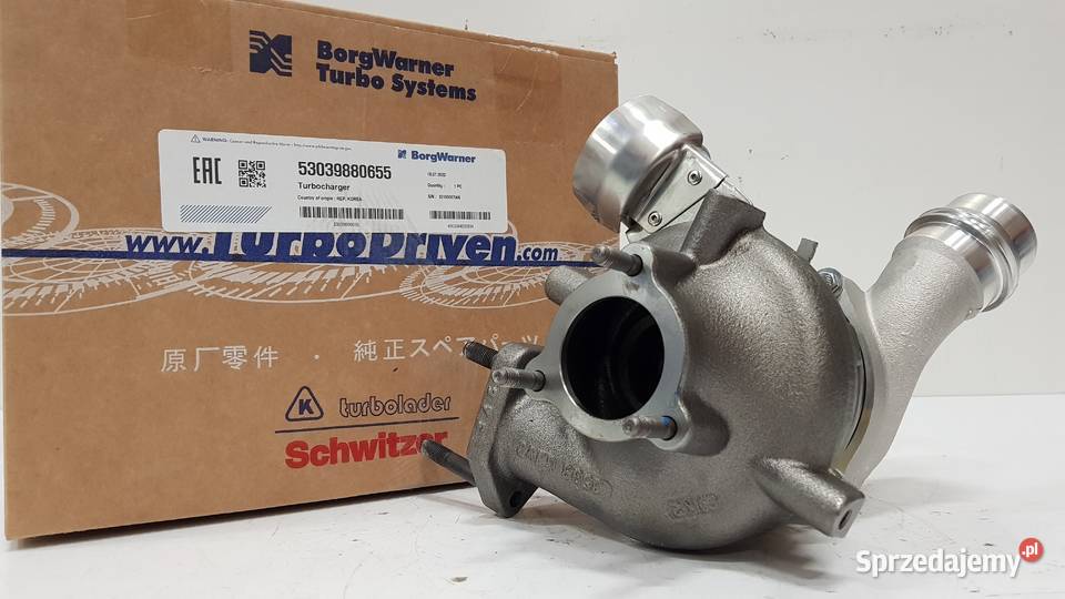 Turbosprężarka BorgWarner KKK 53039700655 ciężarowe mazowieckie