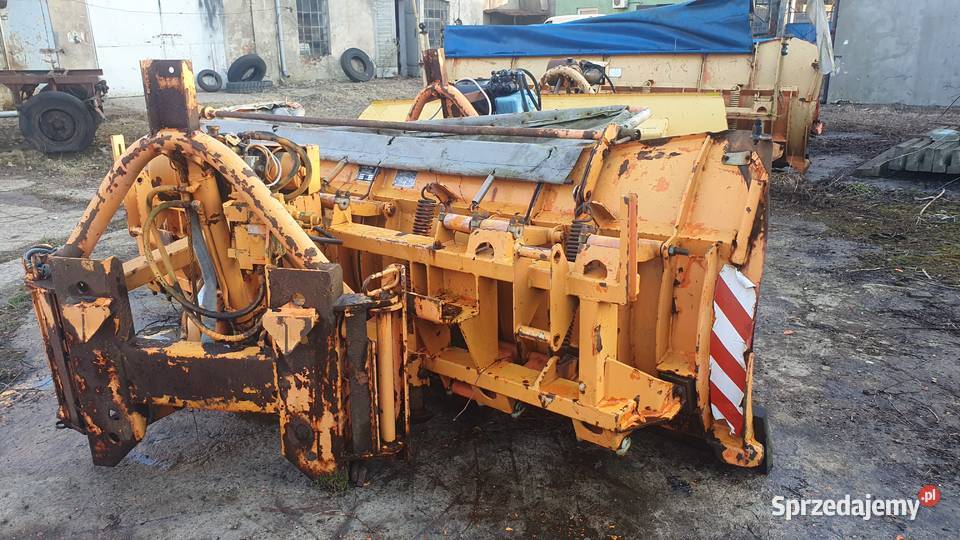 Pług do śniegu Schmidt skosowany odsnieżanie Pługi Złoczew