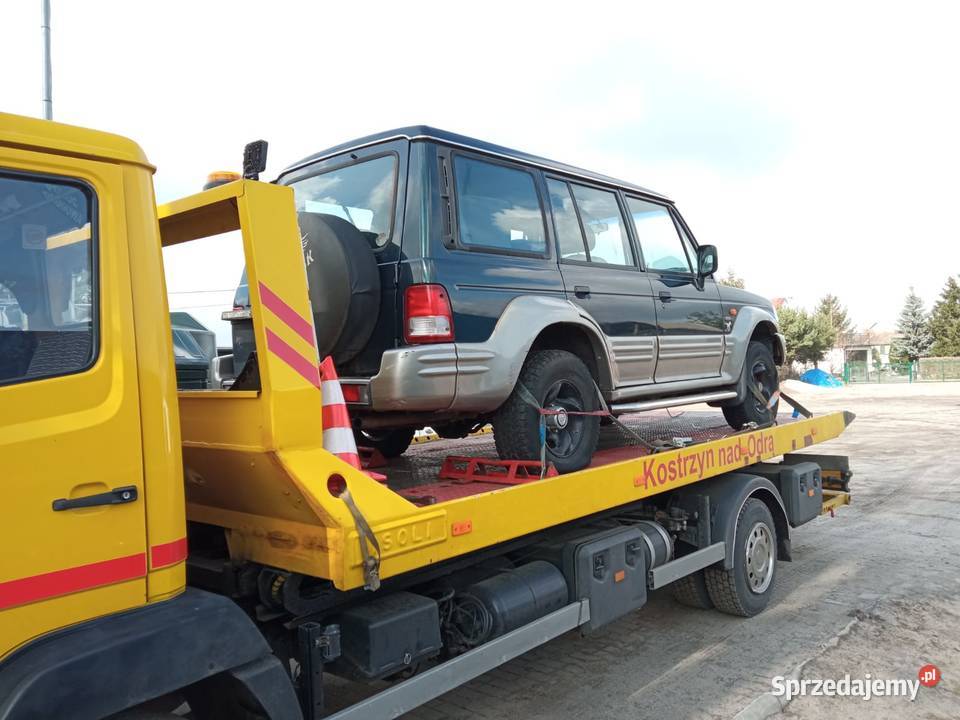 Mercedes 814 platforma widelec Pomoc drogowa Motoryzacja lubuskie Kostrzyn nad Odrą
