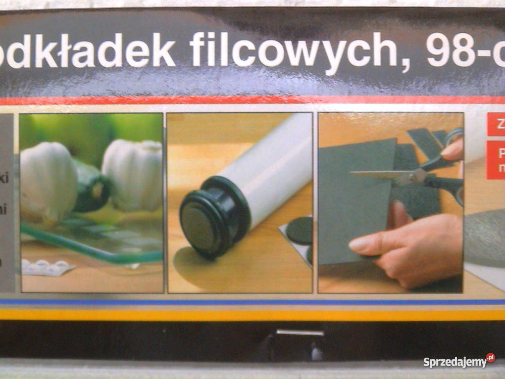 Podkładki filcowe do mebli 28 z gwoździem 98 śląskie Jaworzno