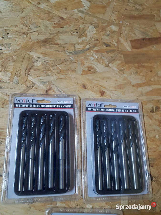 KOMPLET WIERTEŁ DO METALU 5 1015MM HSS VORFAL Głogowa