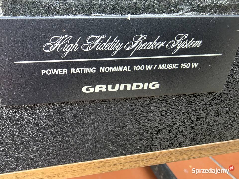 kolumny grundig box 1600B vintage Chełm Śląski