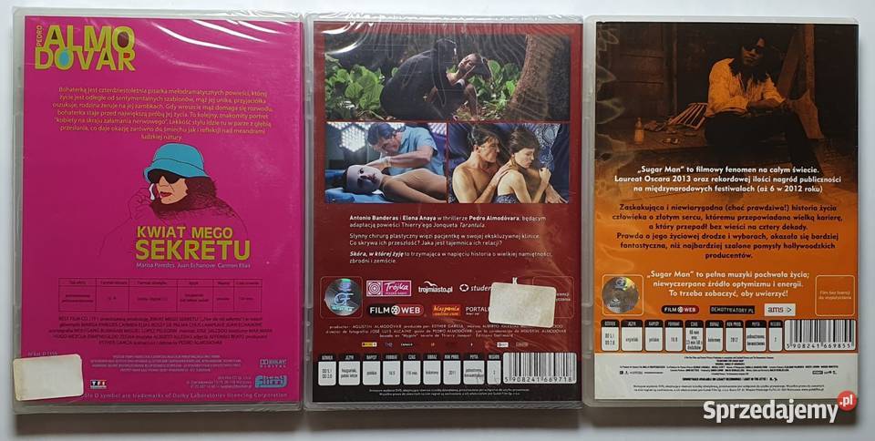 Zestaw 6 DVD P Almodovar Kika Złe wychowanie lektor Grójec sprzedam