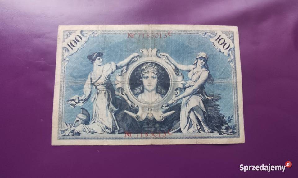 Banknot Niemcy 100 Marek 1907 Poszukiwany Rzadki Pruszków