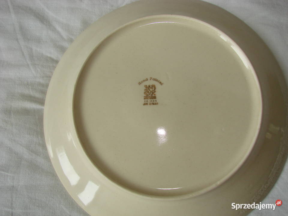 Włocławek fajansowy talerz obiadowy PRL pomorskie Pruszcz Gdański