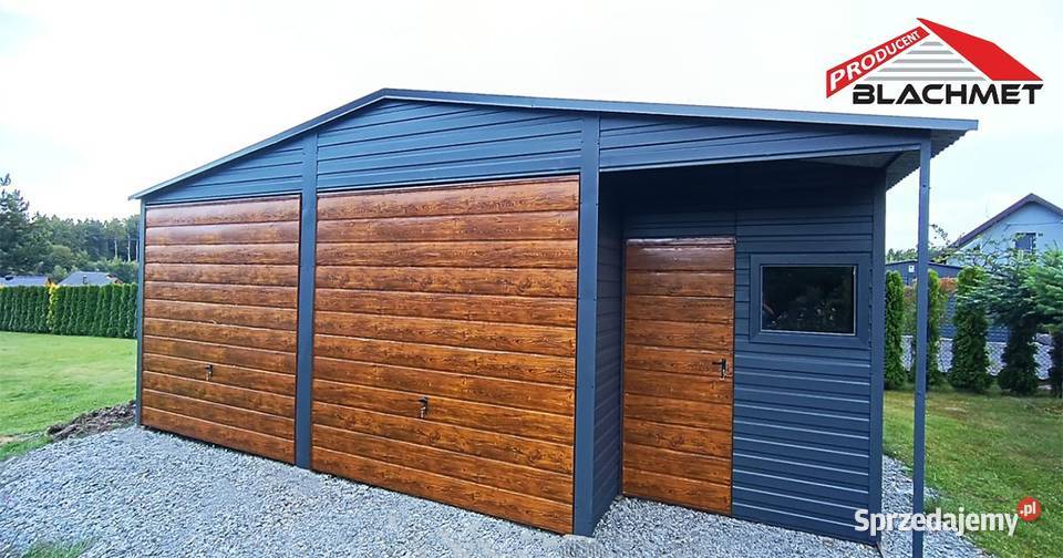Garaż Blaszany 8x6 wiata lamele montaż 10x6 10x7 48m2 mazowieckie