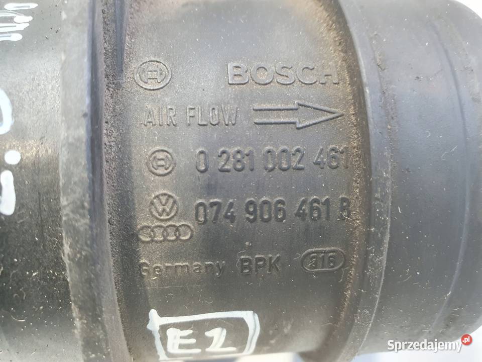 PRZEPŁYWOMIERZ POWIETRZA Audi A3 II 8P 20 TDI Rudka