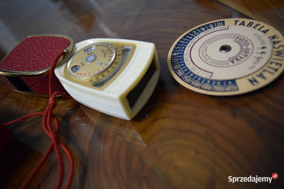 Zabytkowy światłomierz WERRALUX Tabela Piaseczno