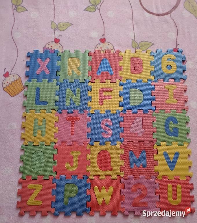 Mata edukacyjna puzle piankowe