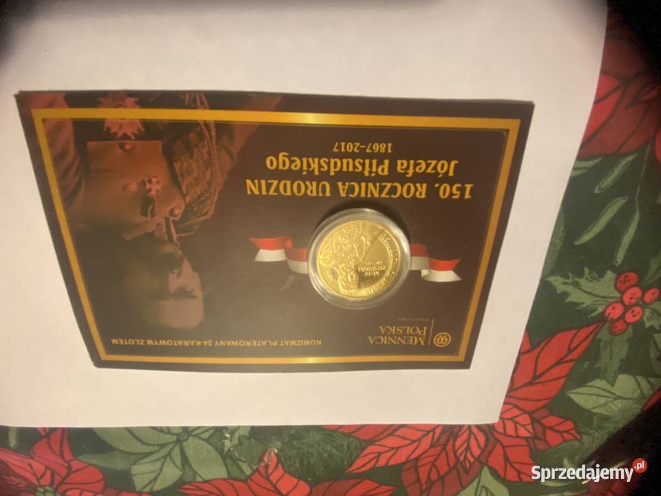 Moneta Rocznica urodzin Józefa Piłsudskiego mazowieckie Zielonka