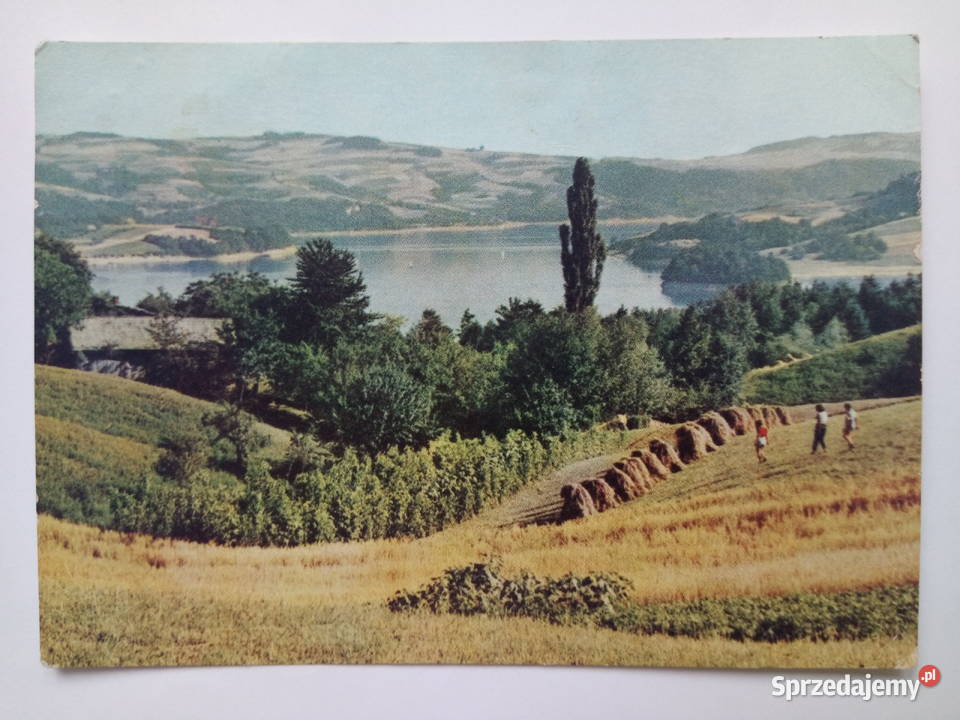 Pocztówka Jeziorem Rożnowskim 1969r Znaczek Pocztówki i karty telefoniczne