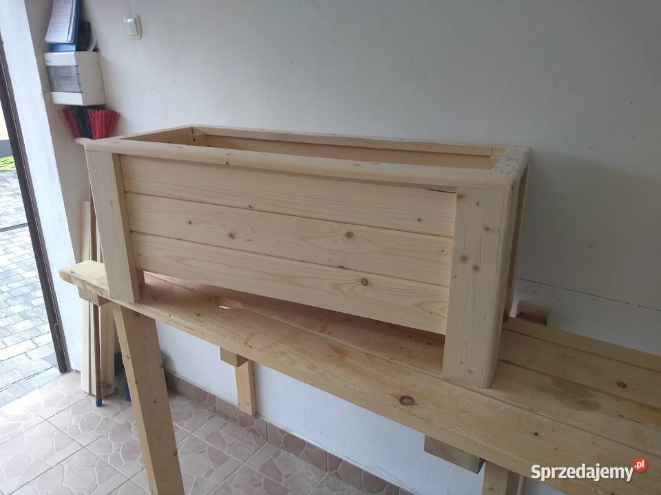 Donice ogrodowe drewno wielkopolskie Gorzyce Wielkie